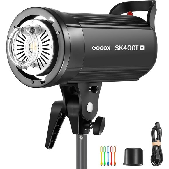Godox SK400II V 400Ws Photo Studio Strobe Built In Flash Monolight Modeling Lamp - Picture 1 of 6